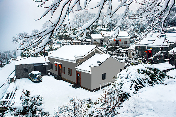 银装素裹俏山村  李凯杨  摄于鄱阳莲花山鲁村  13803545119.jpg